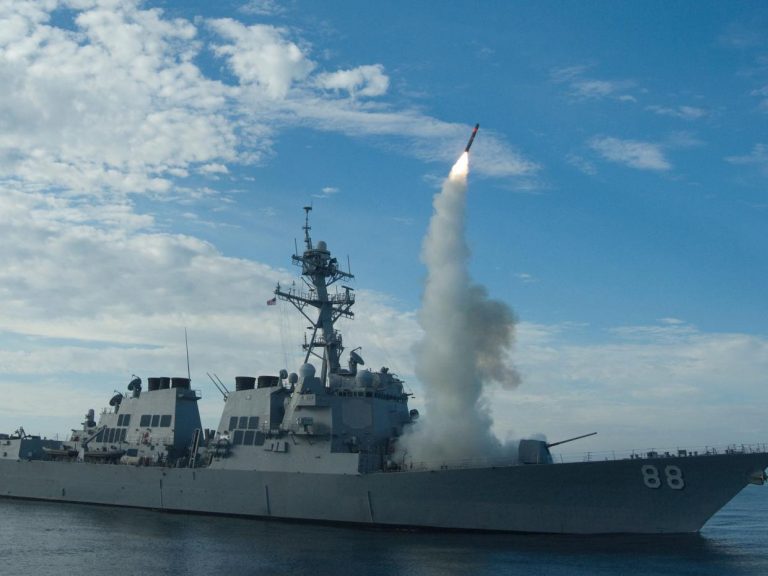 US Navy ship fires warning shots at Iranian ship