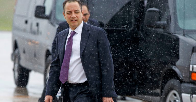 Reince Priebus Is Ousted Amid Stormy Days for White House
