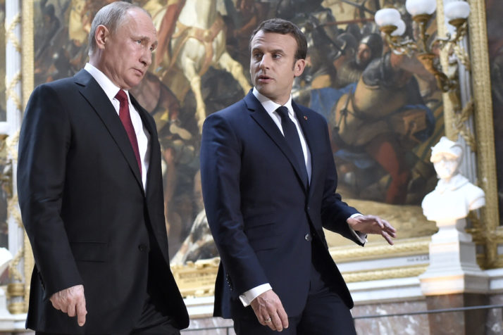 Putin, Macron: N. Korea threatening peace & safety, direct talks needed