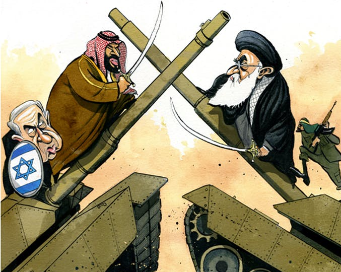 Saudi Arabia has united with Israel against Iran – and a desert storm is brewing