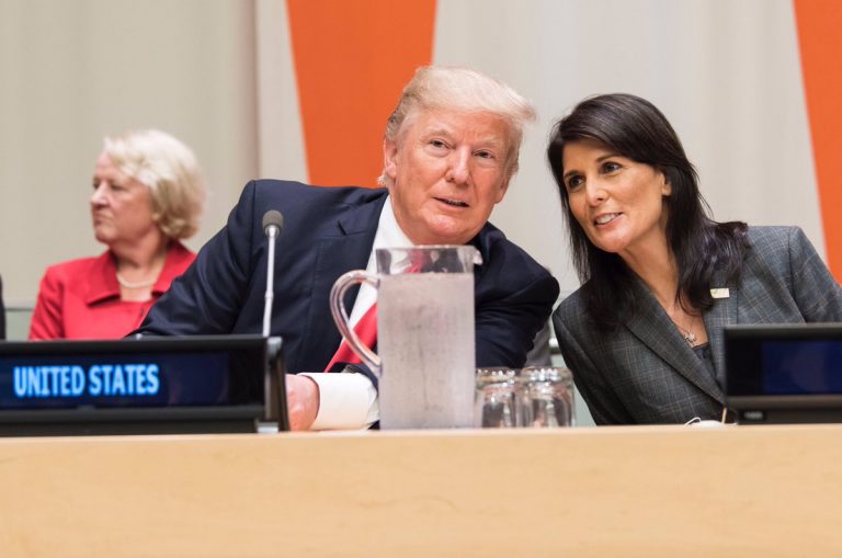 Nikki Haley says world leaders laugh at Trump because they respect him