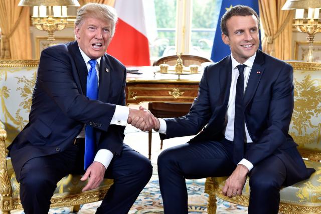 Trump, Macron: same fight