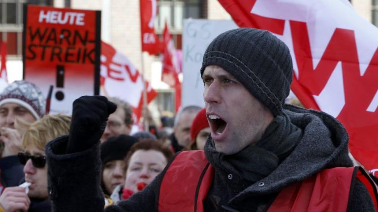 German industrial workers to stage 24-hour strikes