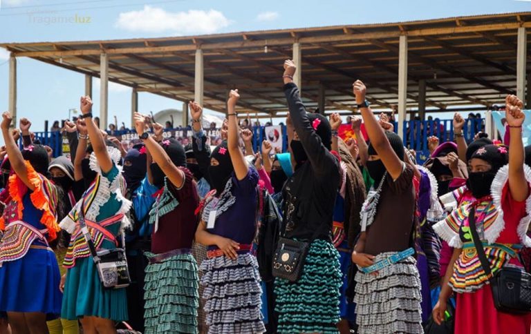 “It’s not the job of men nor of the system to give us our freedom” proclaim of Zapatista women in the First Meeting of Women Who Struggle
