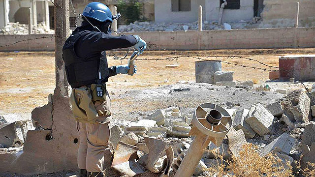 Chemical Inspectors Arrive in Syria’s Douma, Collect Samples