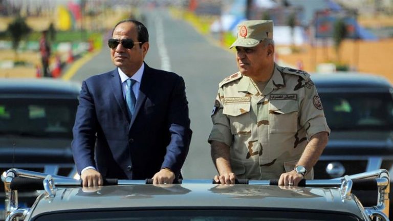 Theresa May thinks Egypt is on the path of democracy