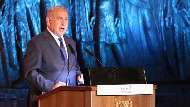 In Holocaust Memorial Speech, Netanyahu Threatens Iran: Don’t Test Israel’s Resolve