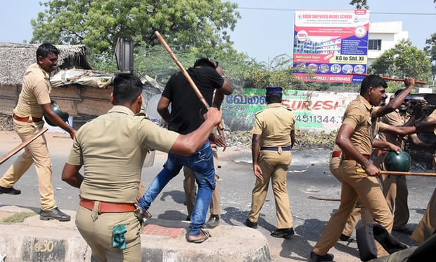 Police in south India accused of mass murder after shooting dead protesters