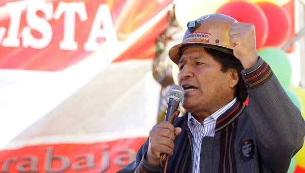 Bolivian President Evo Morales Warns of Plan ‘to Invade Venezuela’ by US, OAS
