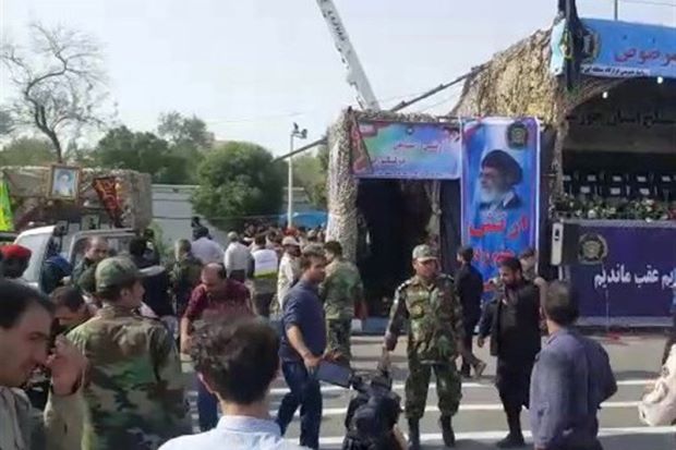 Iran’s Khamenei blames Gulf Arab states for military parade attack