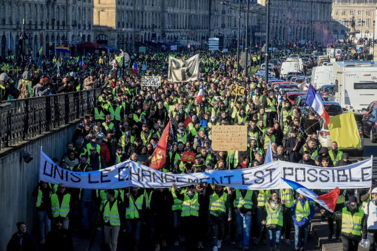 Les Gilets Jaunes à Bordeaux le 5 janvier 2019