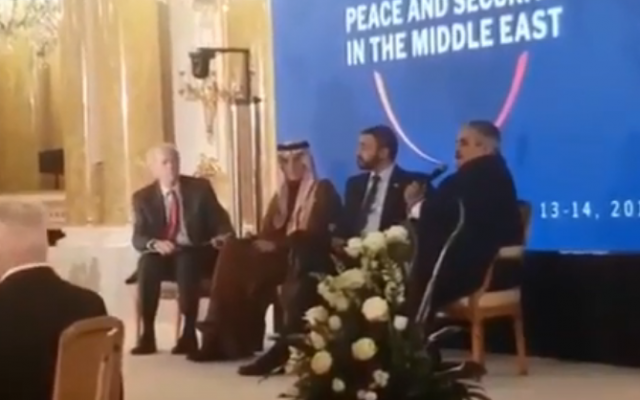 In clip leaked by PMO, Arab ministers seen defending Israel, attacking Iran