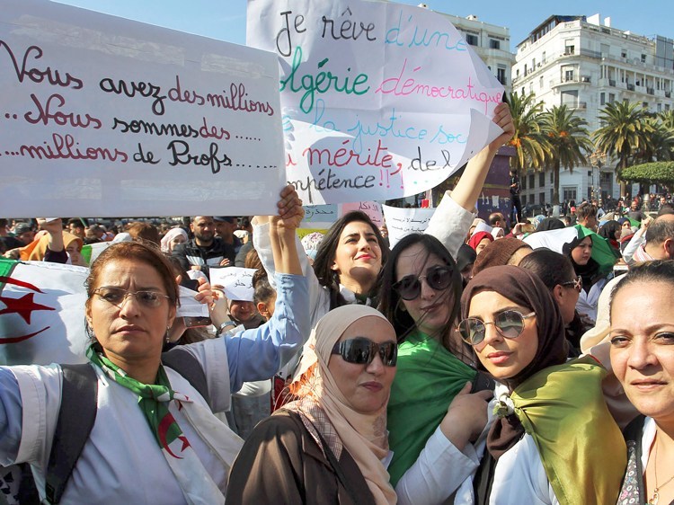 Algerian protesters say, ‘We need to get rid of the system’