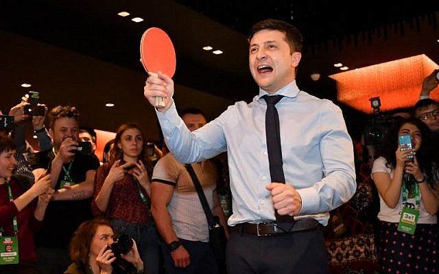 Comic rumored to be Jewish heads to runoff for Ukraine presidency