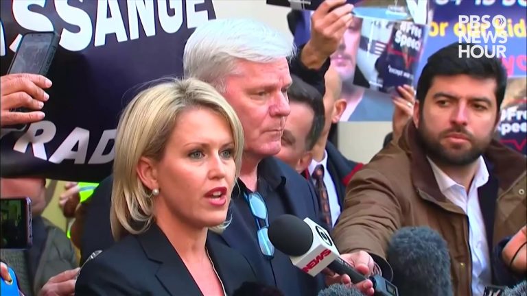WikiLeaks editor, Julian Assange’s lawyer speak outside UK court