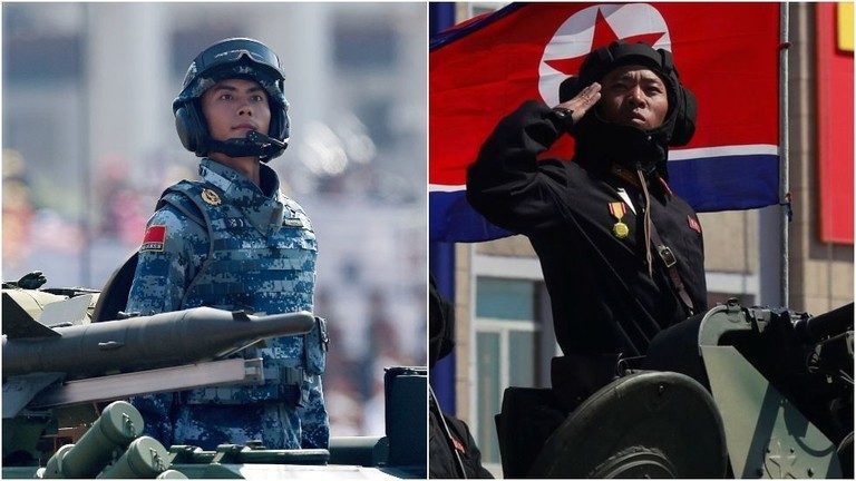 Chinese army sends a signal to US