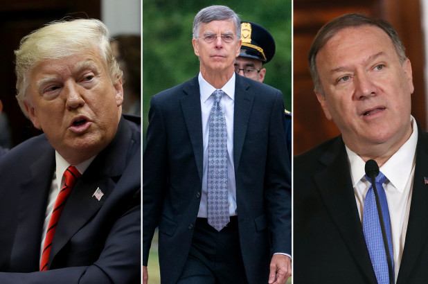 Trump says Ukraine envoy is a ‘Never Trumper’ and Pompeo ‘makes mistakes’
