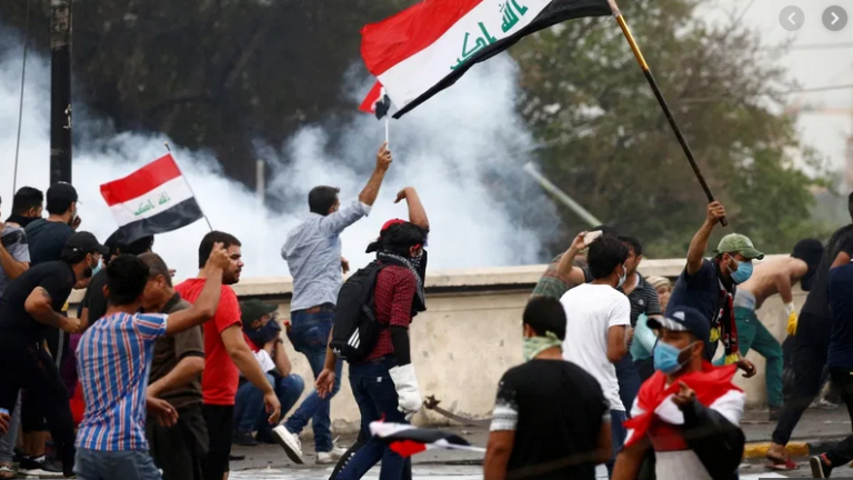 More than 20 killed as anti-government protests grip Iraq