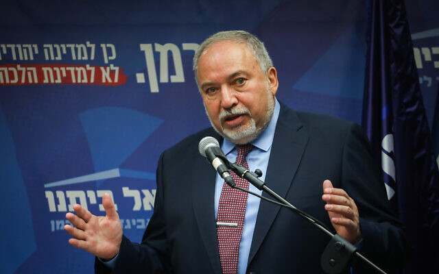 In blow to PM’s immunity prospects, Liberman says graft cases must go to court