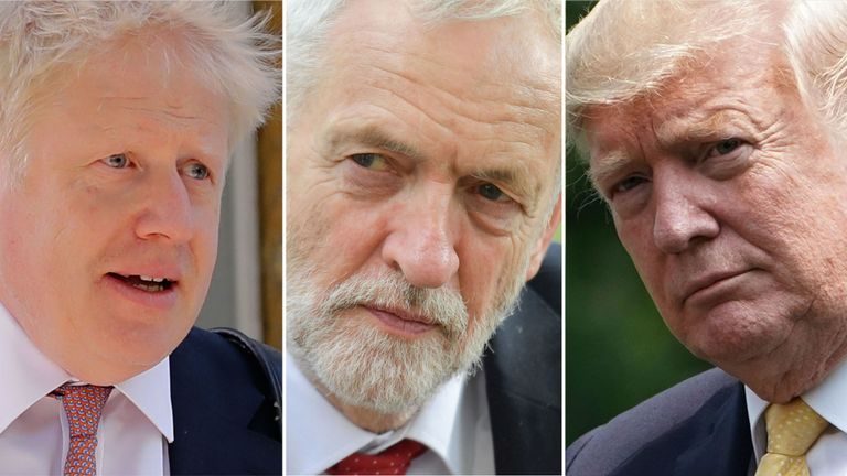 Labour ‘surge’ continues and Tory lead shrinks, as Donald Trump flies to UK for Nato summit