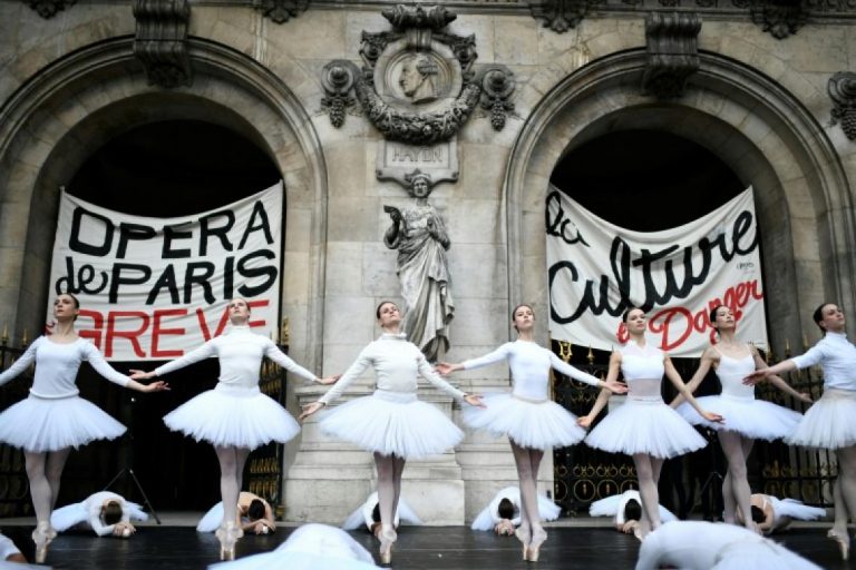 Paris Opera ballerinas, who retire at 42, kick up a fuss over Macron pension plans