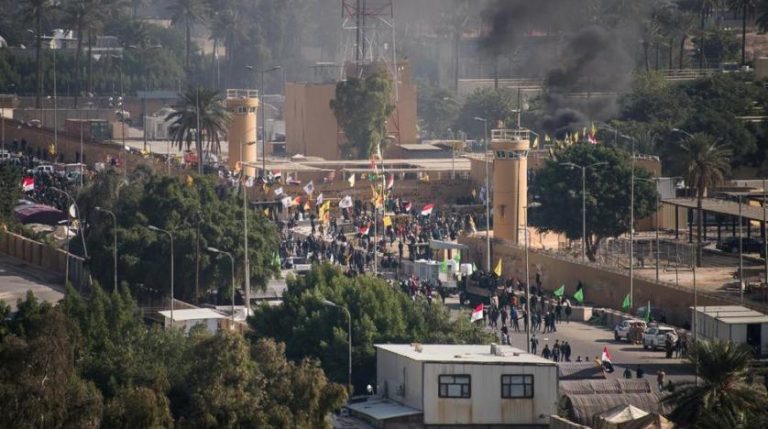Protesters Withdraw From US Embassy in Iraq, But Tensions Remain