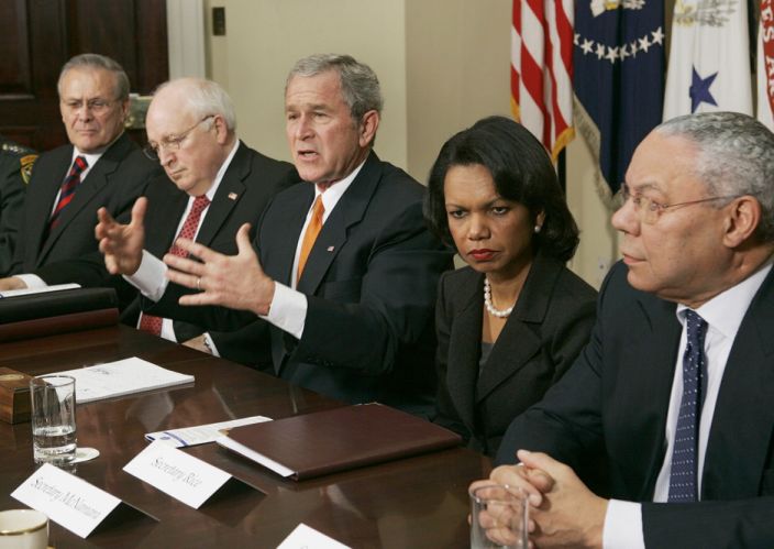 A million deaths later, Bush spokesman defends boss on Iraq