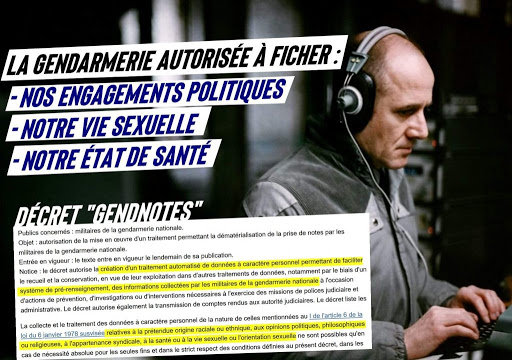 UN DÉCRET AUTORISE LE FICHAGE D’OPINIONS POLITIQUES, LES ORIENTATIONS SEXUELLES, PHILOSOPHIQUES, RELIGIEUSES, ETC…