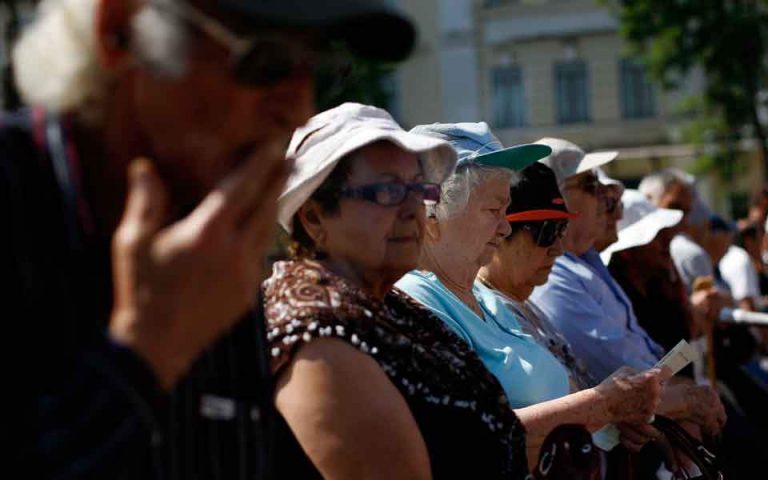 Families in Greece still rely on pensions