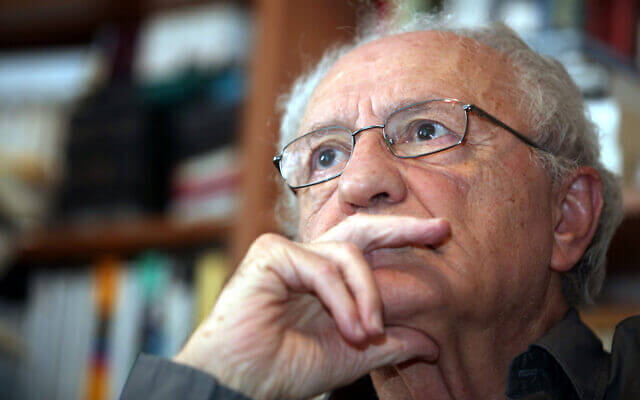 Prof. Zeev Sternhell, political scientist and left-wing intellectual, dies at 85