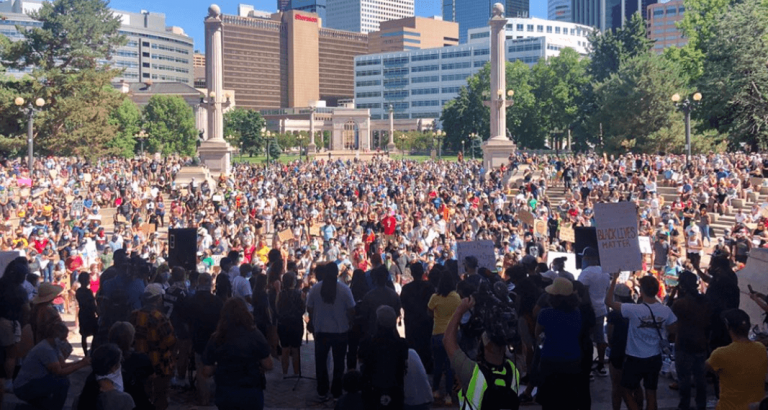 Enormous Crowds Flood Streets Across US