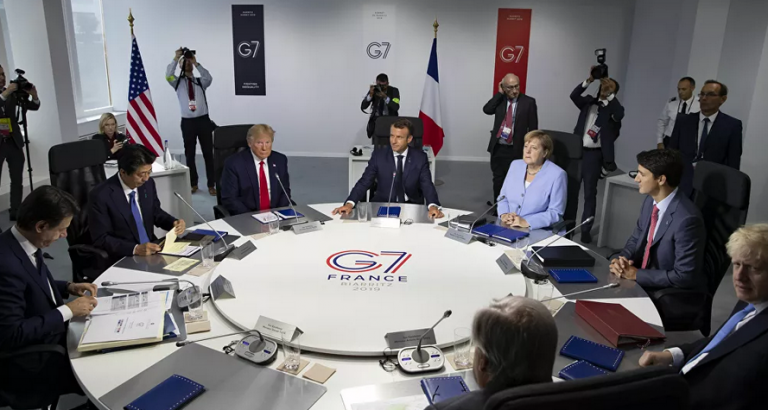 Trump says he wants Russia, Johnson will veto it. The good and the bad cup!!!