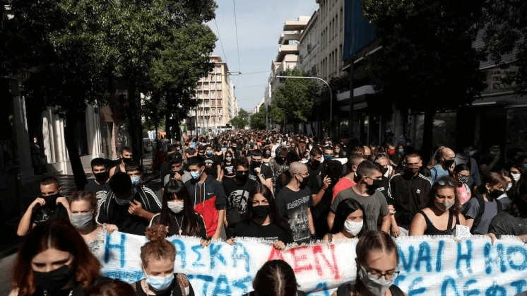 “A mask isn’t enough”: Students march for sufficient measures in schools