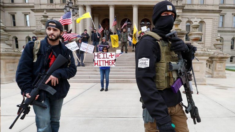 Trump continues far-right appeals as details of Michigan plot emerge