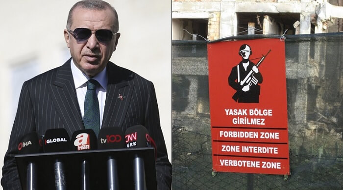 Erdogan Plans to Have Picnic in the Occupied Cypriot Town of Varosha