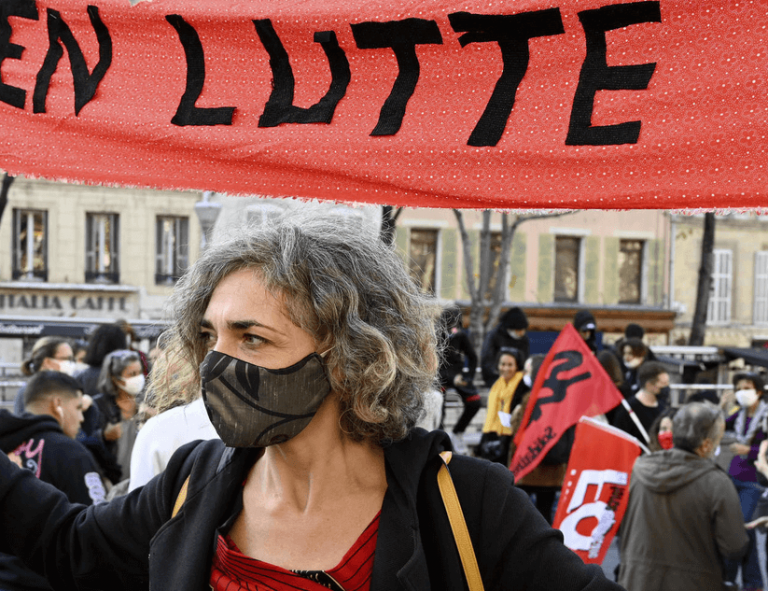 French teachers strike in protest at Covid-19 risks