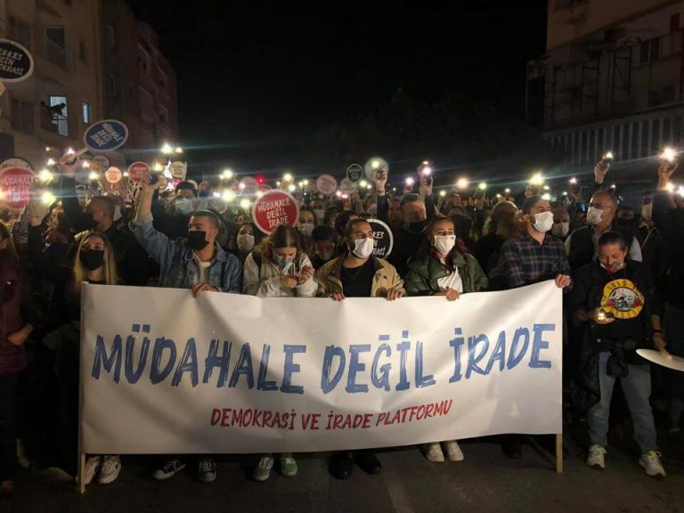 Thousands protest in north over Turkish interference
