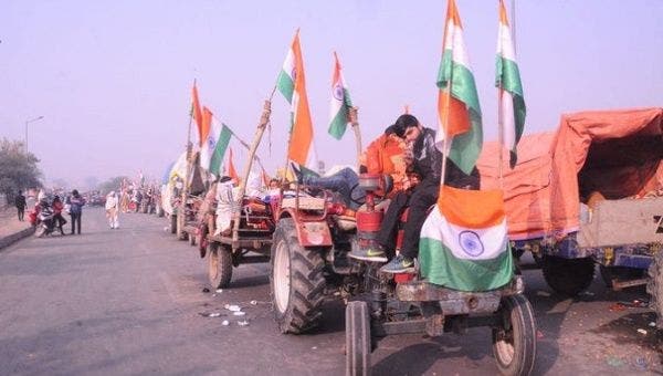India: Farmers Hold Tractors-Rally on Republic Day