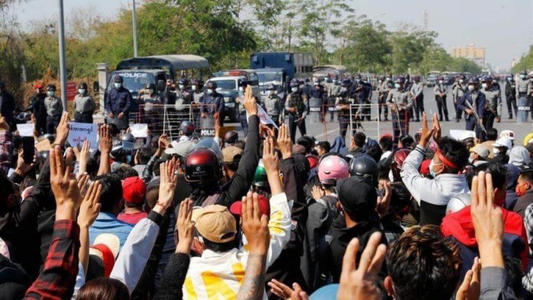 Anti-Coup Protests Continue in Myanmar