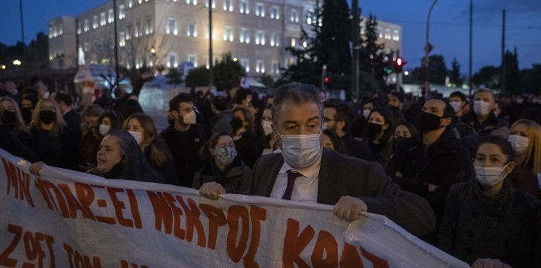 Tens of thousands protest in solidarity with Greek hunger striker as he nears death