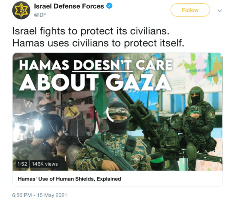 Israel fakes another video of “Hamas rockets” next to Gaza homes