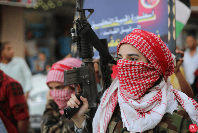 Men, Women Fighters, and Che Guevara Banners: Socialists of Gaza Take Center Stage