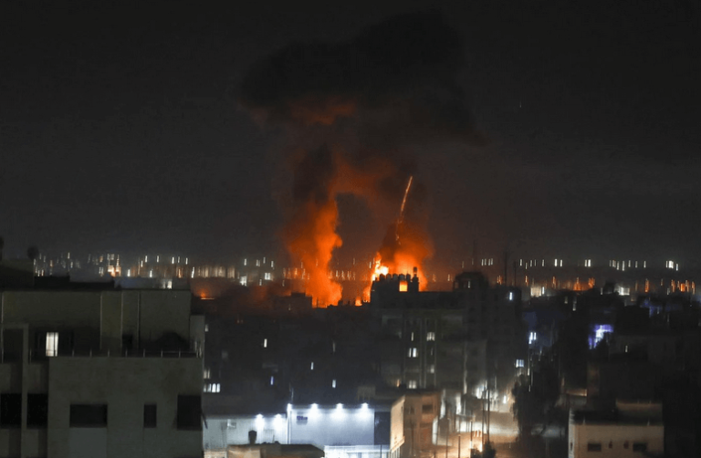 Israel launches air strikes on Gaza putting fragile ceasefire in jeopardy