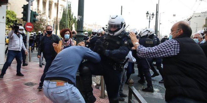Amnesty says Greek police using pandemic to crush protests