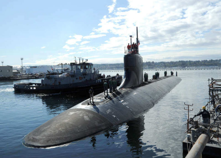U.S. submarine damaged in South China Sea collision
