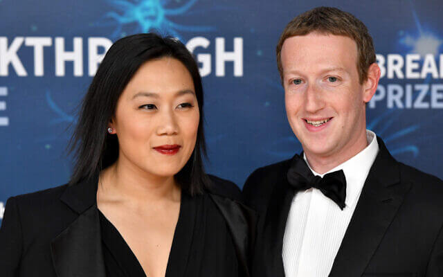 Mark Zuckerberg and Priscilla Chan give $1.3 million to 11 Jewish causes