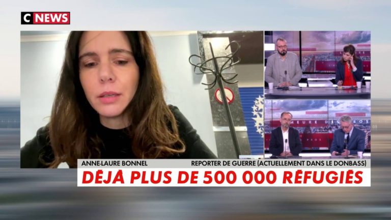 Guerre en Ukraine Anne Laure Bonnel où je me trouve Donbass les bombardements sont Ukrainiens