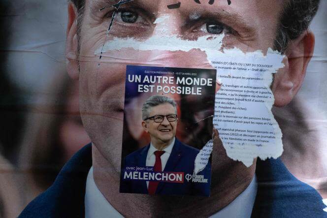A minority of Mélenchon supporters plan to vote for Macron in the presidential election second round