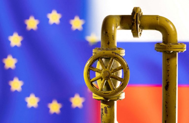 Share of gas supply from Russia