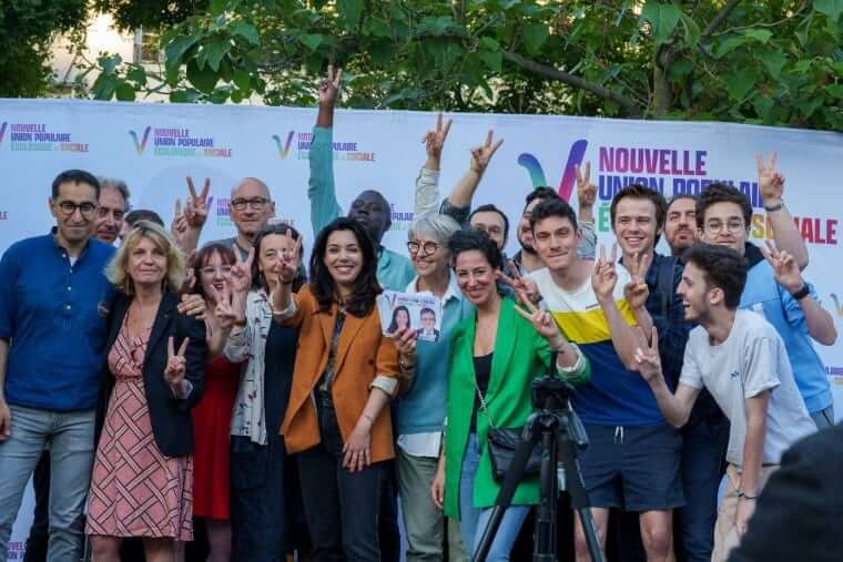 Surge in support for Melenchon’s left alliance in French elections